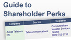 Shareholder Perks